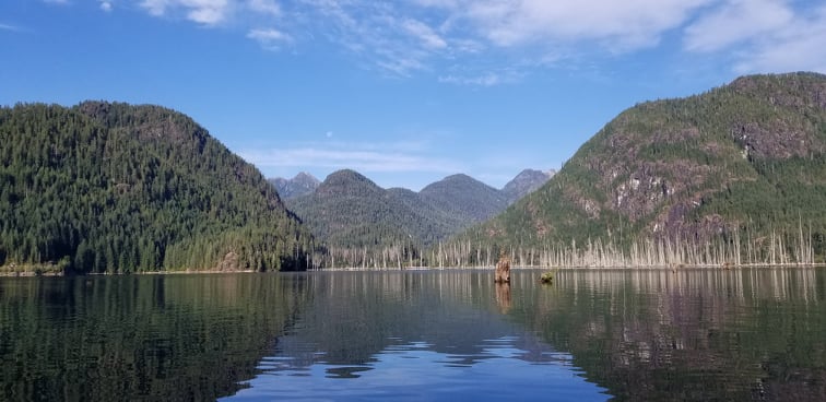 Great Central Lake near Della Falls Dock